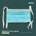 Masque de protection contre le visage chirurgical jetable 3ply